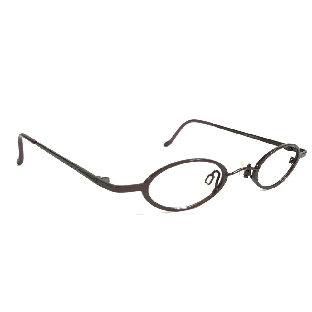ogi Eyeglasses Frames 5002 COL. 72 Red Bordeaux Titanium Full Rim 40-20-140